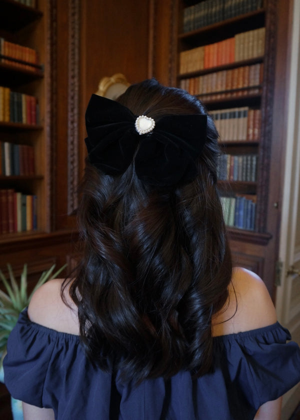 LORELEI HAIR BOW (BLACK)