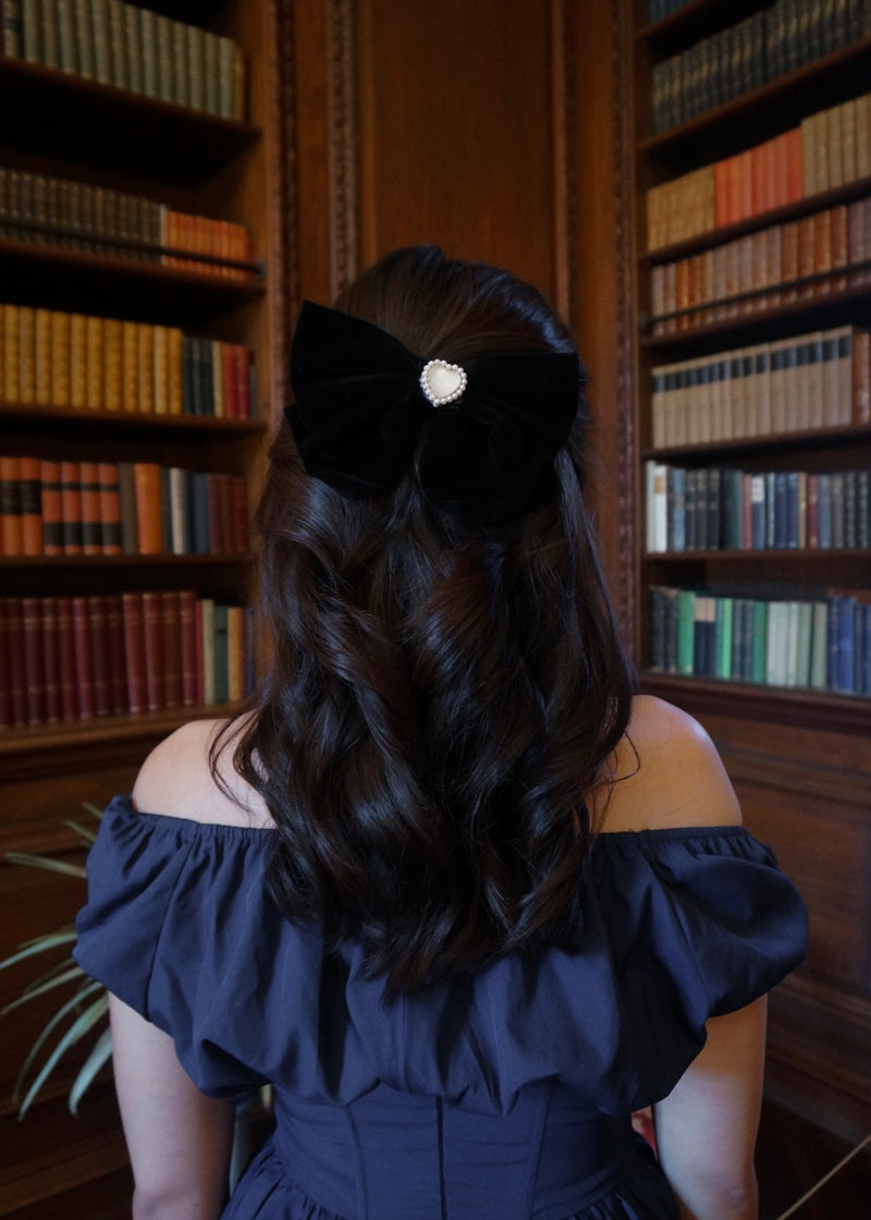 LORELEI HAIR BOW (BLACK)